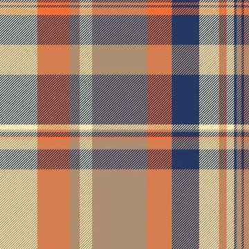 Simple background textile tartan, drawing seamless fabric vector. Paisley c.. Stock Illustration