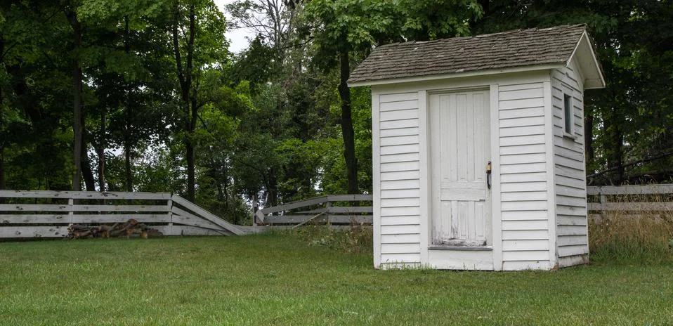 Simple Backyard Shed Stock Photos