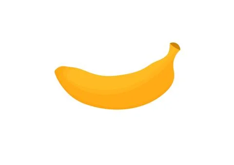 Simple banana design Stock Illustration