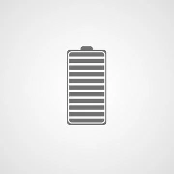 Simple battery icon Stock Illustration