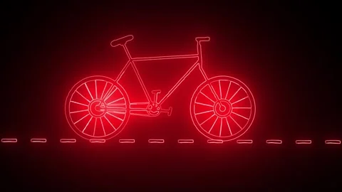 Simple Bicycle icon glyph style design, simple design logotype animation ba.. Stock Footage 305008755
