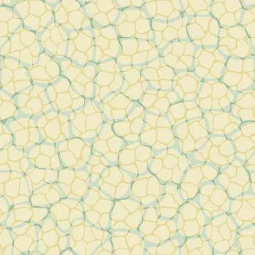 Simple biomass cellular vector seamless pattern Illustrazione stock