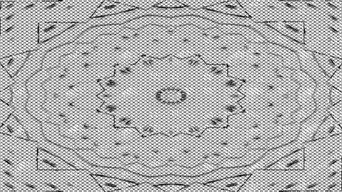 Simple black and white background, stripes, wavy with black dots Stock Footage 219489595