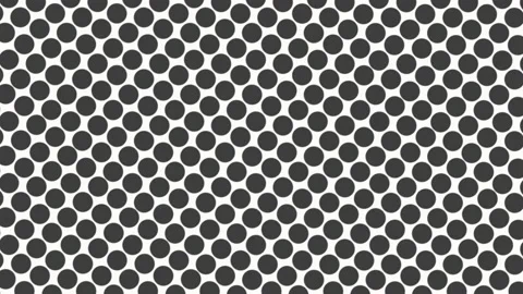 Simple black and white dots pattern Stock Footage 196783157