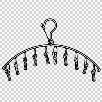 Simple black and white line art Stock-Illustration