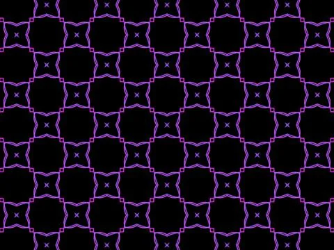 Simple black background with purple items Stock Illustration