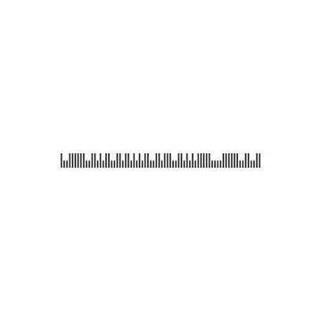 Simple black barcode icon. vector illustration isolated on white background. Stock Illustration