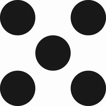 Simple black circle pattern on a white background, ideal for wallpapers, text イラスト素材