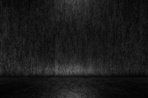 Simple black Realistic studio light gradient texture abstract background for Stock Photos