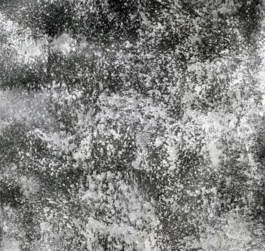 Simple black-white abstract  background with drops, smears, stripes and stains. Stock Illustration