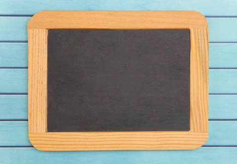 A Simple Blank Chalkboard Background for Adding Text Foto stock
