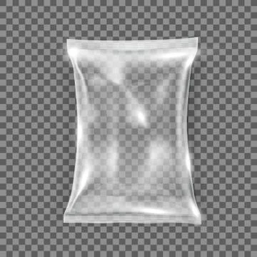 Simple Blank Doy Pack And Pillow Pack 库存插图