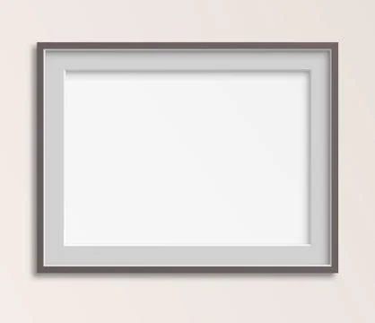 Simple Blank Frame Stock Illustration