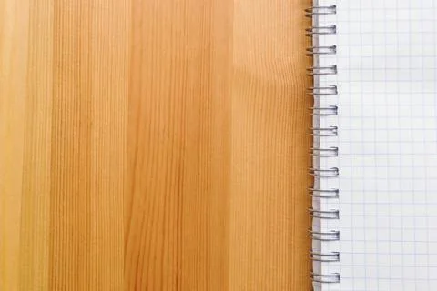 Simple blank notepad with phrase wish list on rustic wood table, background Stock Photos