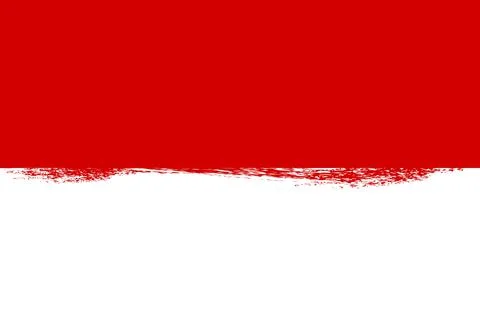 Simple Blank Vector Template Background, Indonesia Independence Day in august Stock Illustration