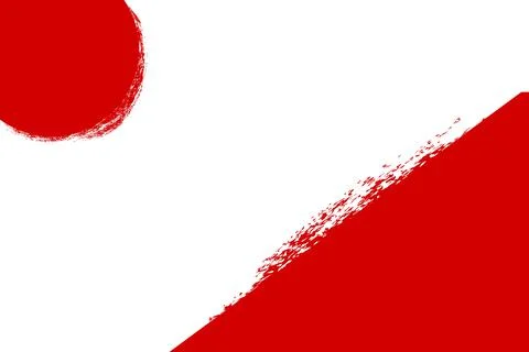 Simple Blank Vector Template Background, Indonesia Independence Day in august Stock Illustration