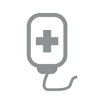 Simple Blood Bag Infuse 스톡 일러스트
