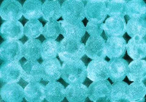 Simple blue abstract background with bubbles, falling confetti. Stock Illustration