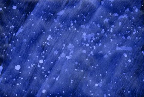 Simple blue abstract background with drops, smears, stripes and stains. Stock Illustration