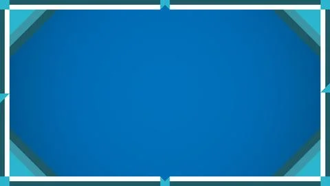 Simple A blue Background frame with white lines Stock Illustration