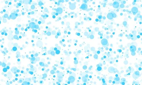 Simple blue bubble circle background. Illustrazione stock