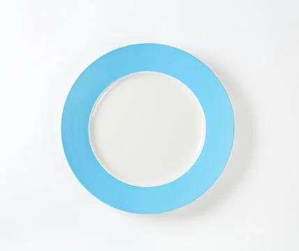 Simple blue circular ring icon design Stock Photos