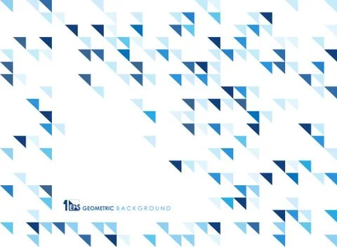 Simple blue geometric of pattern background of technology. Stock Illustration