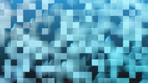 Simple blue mosaic background cover 스톡 일러스트
