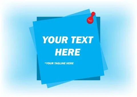 Simple blue paper background for templates Stock Illustration