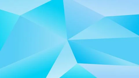 Simple Blue Polygonal Vector Graphic Background Stock Illustration