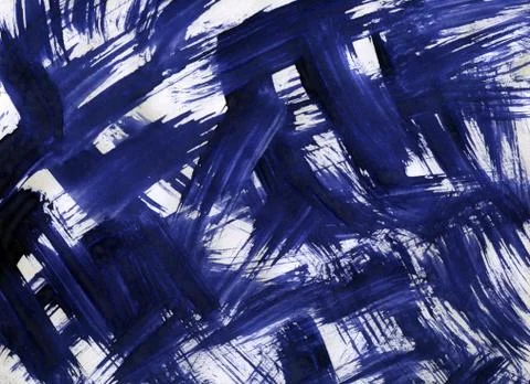 Simple blue-white abstract background with smears, stripes and stains. Stock Illustration