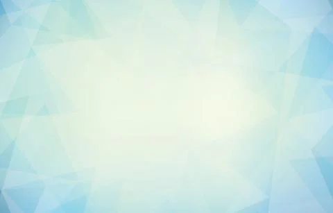 Simple bluish background with translucent triangles. Subtle vector pattern Illustrazione stock