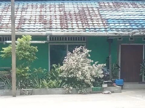Simple boarding school house Stock Photos