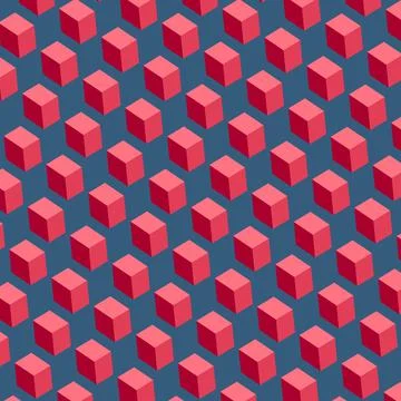 Simple Box Pattern Background Stock Illustration