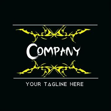 Simple Brand Mark Stock Illustration