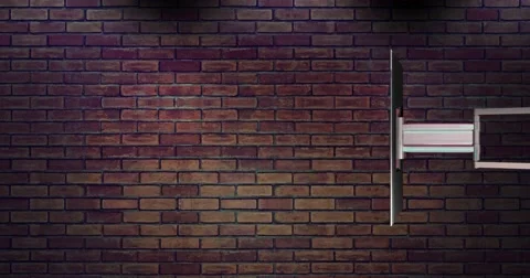 Simple Brick News Background Loop Stock Footage 64534809