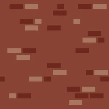 Simple brick wall pattern. Illustrazione stock
