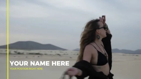 Simple Bright Lower Third 1 Stock After Effects