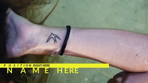 Simple Bright Lower Third 4 After Effects stock