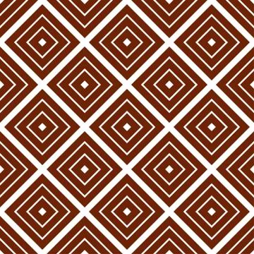 Simple brown background with rombs Stock Illustration