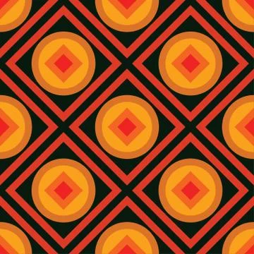 Simple brown background with rombs Stock Illustration