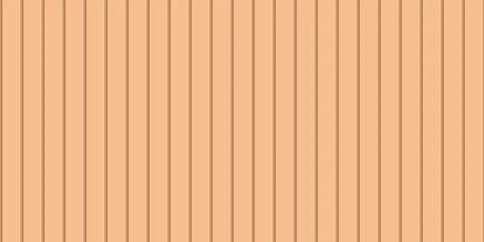 Simple brown wood panel background. Wooden wall imitation. Oak planks banner Illustrazione stock