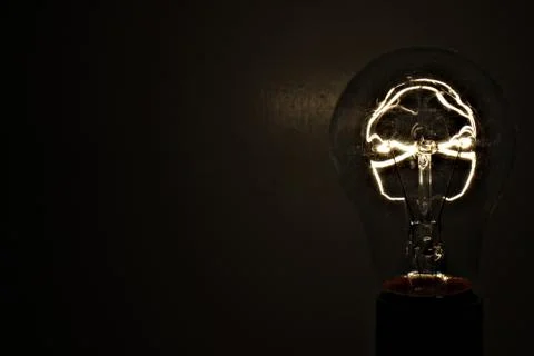 Simple bulb 3 Stock Photos