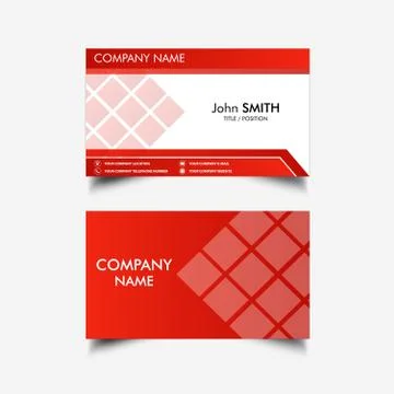 Simple Business Card Illustrazione stock