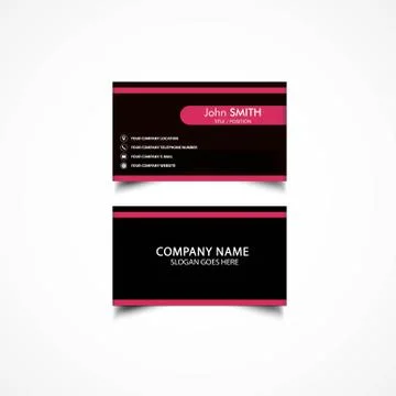 Simple Business Card Stock Illustration