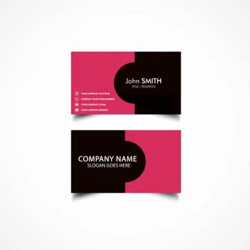 Simple Business Card Stock Illustration