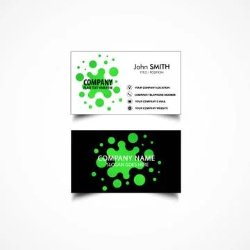 Simple Business Card Stock Illustration