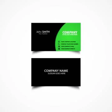 Simple Business Card Stock Illustration