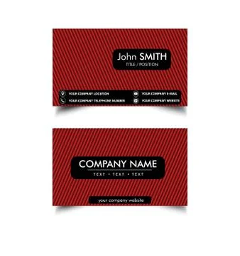 Simple Business Card Stock Illustration