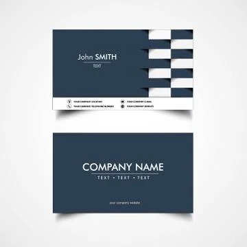 Simple Business Card Stock Illustration
